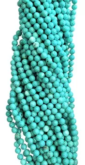 Perle Rotonde in Turchenite A su Filo 6mm
