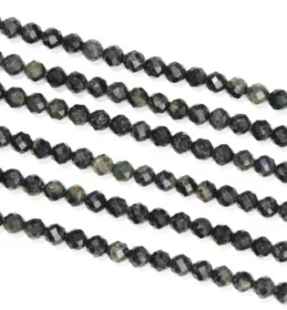 Filo di Perline Rotonde Sfaccettate Diaspro Kambaba A 3 mm