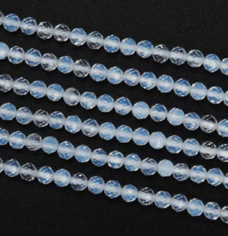 Opalite sfaccettata A perle da 3 mm su filo da 40 cm