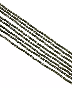 Filo di Perle Sfaccettate in Amazzonite AA 3mm