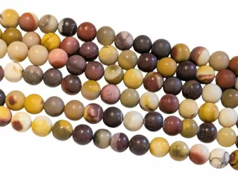 Jasper Mokaite A perline opache da 6 mm su un filo da 40 cm