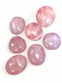 Ciottoli pietre burattate Quarzo rosa AA 1Kg