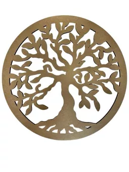 Targa in legno albero della vita 20 cm
