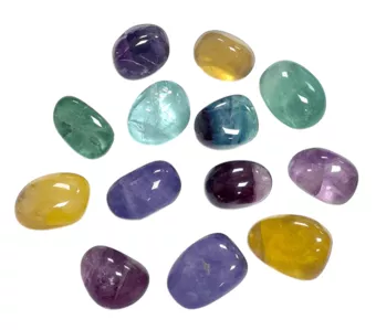 Pietre burattate Fluorite A+ multicolor 250g