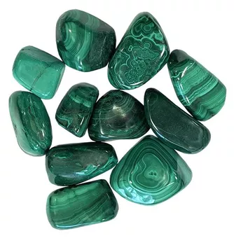 Pietre barilate Malachite AA da 250g