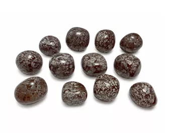 Ossidiana Fiocco di Neve Marrone A Pietre Burattate 2-3cm 250g