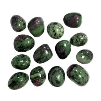Pietre levigate di zoisite rubino AA 250 g