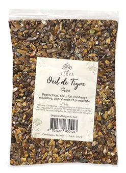 Chips di Occhio di Tigre Naturale Opaco A 3-5mm 500g
