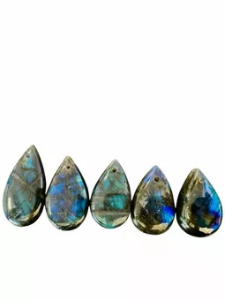 Ciondolo Labradorite Forato 5 pz