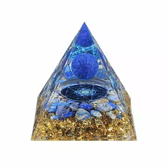 Piramide di orgonite Lapislazzuli Metatron