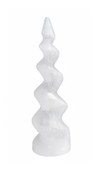 Torre a Spirale in Selenite 14cm 200g