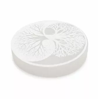 Piastra Albero della Vita in Selenite 8cm