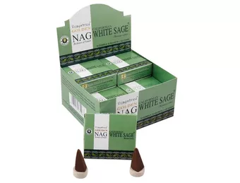 Incenso Vijayshree Golden Nag Salvia Bianca in Coni