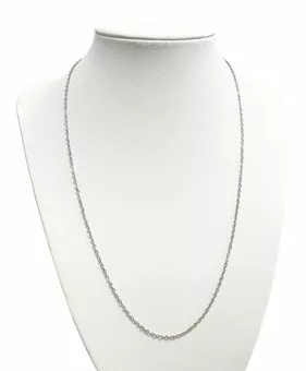 Collana con Catena Forzatina in Acciaio Inossidabile Regolabile 50+5 cm Confezione da 6