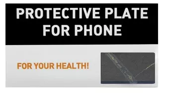 Piastra rettangolare adesiva in shungite