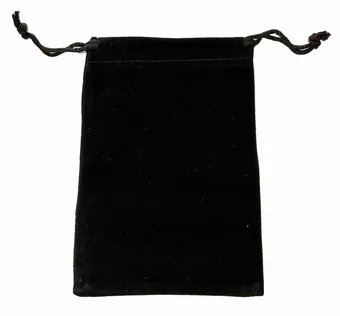 Sacchetto di velluto nero 9.5x12 cm x 50 pezzi