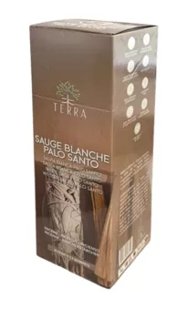 Incenso Terra Salvia Bianca e Palo Santo senza carbone 12 gr