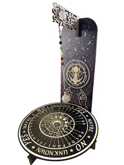 Tavola per divinazione con mano magica inglese 28 cm