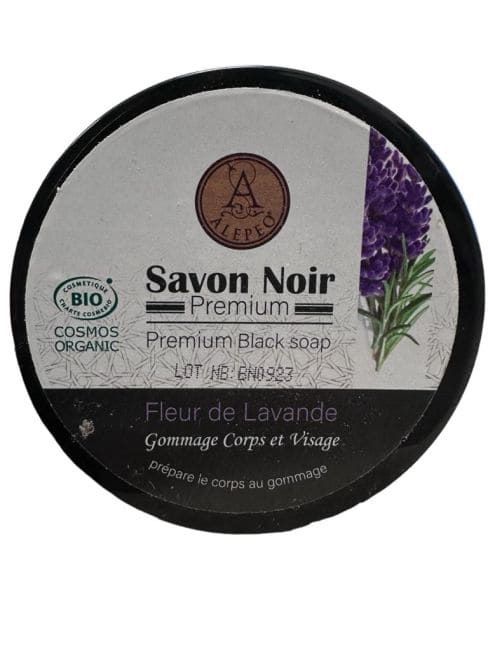 incenso ad Cosmos Sapone Nero Alla Lavanda Biologico 250g
