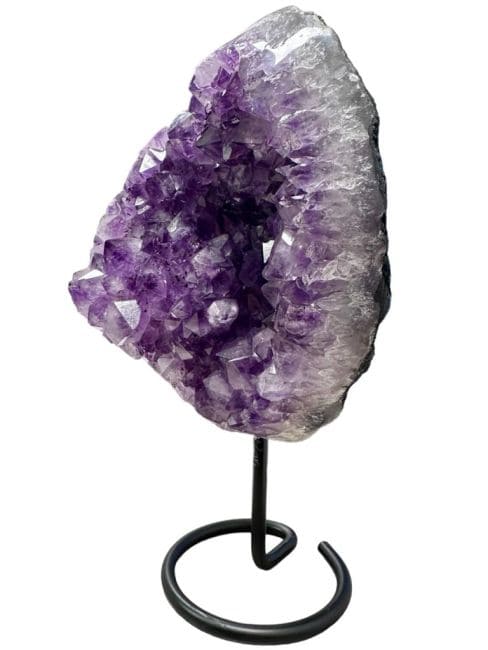 Geode di ametista Uruguay AA su base 5,2 kg