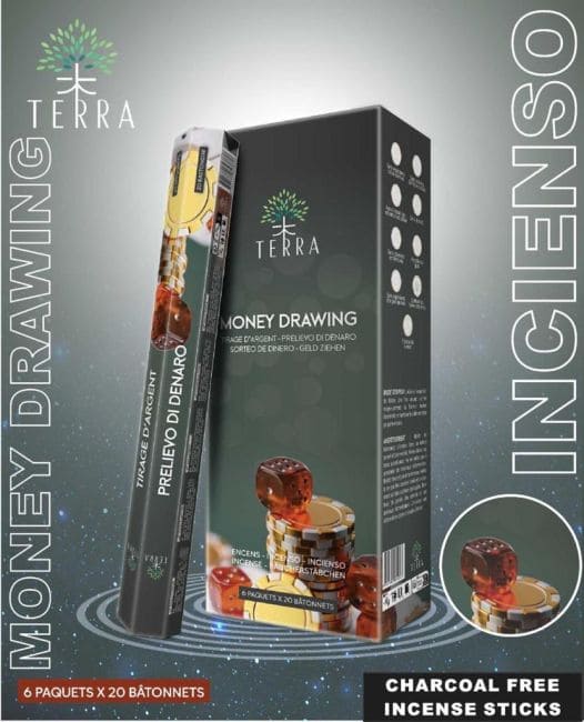 incenso ad Incenso Terra denaro disegno hexa senza carbone|it