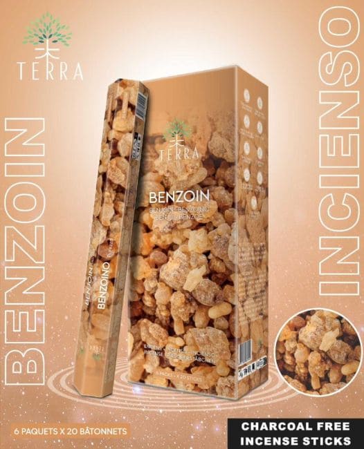 Incenso di terra benzoino hexa senza carbone 30grs