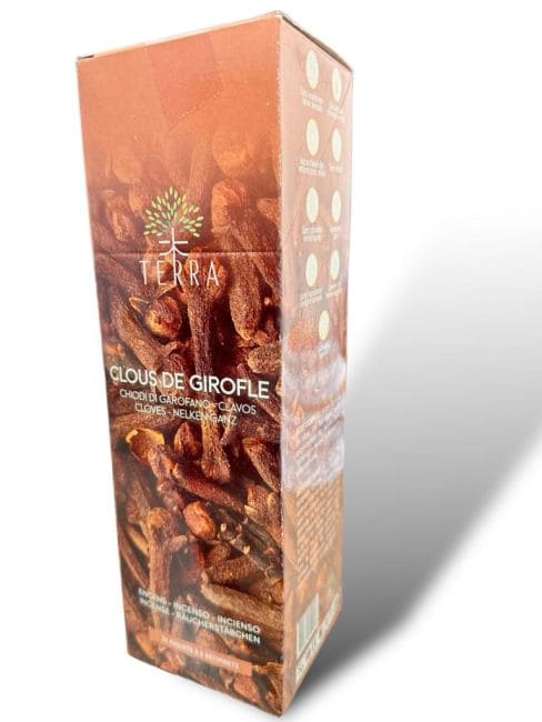 TERRA Incenso di chiodi di garofano senza carbone 12gr