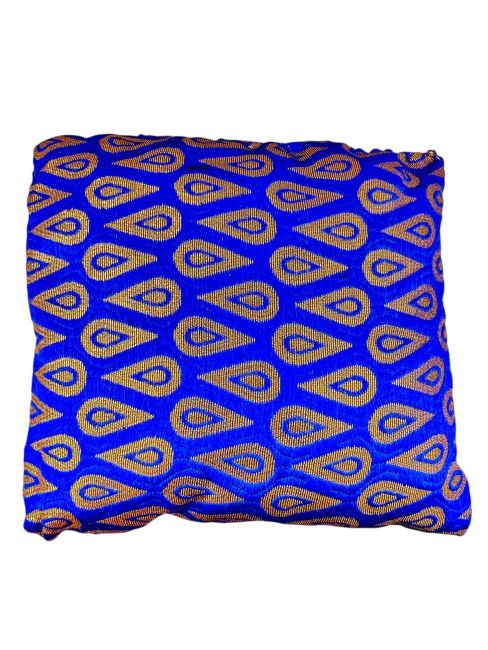 incenso ad Cuscino quadrato blu per campana tibetana 15 cm