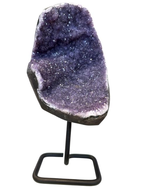 incenso ad Geode di ametista AA brasiliana su base da 2,2 kg