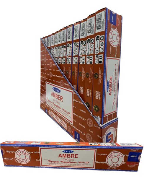 Incenso ambrato Satya 15 g 2026