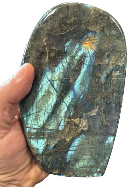 incenso ad Blocco di labradorite lucidata da 1,420 kg|it