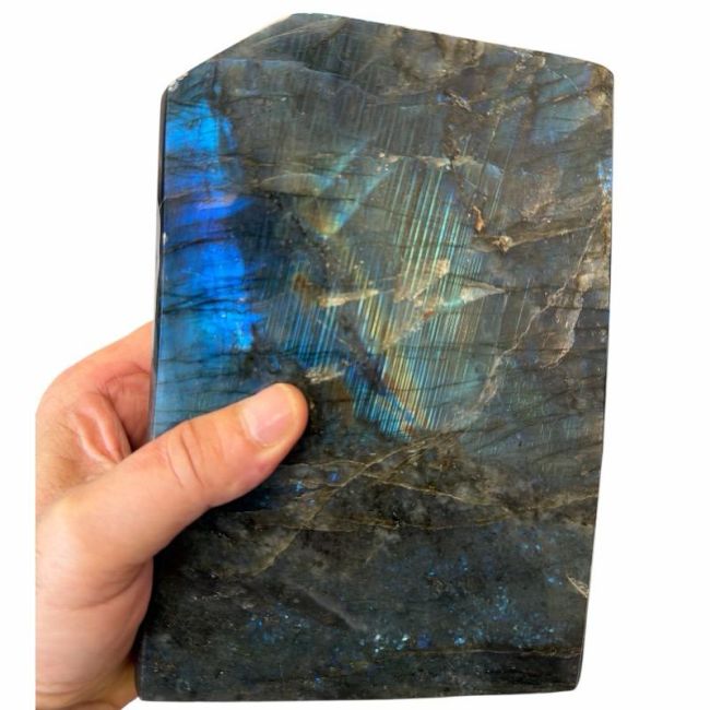 incenso ad Blocco di labradorite lucidato da 2,540 kg|it