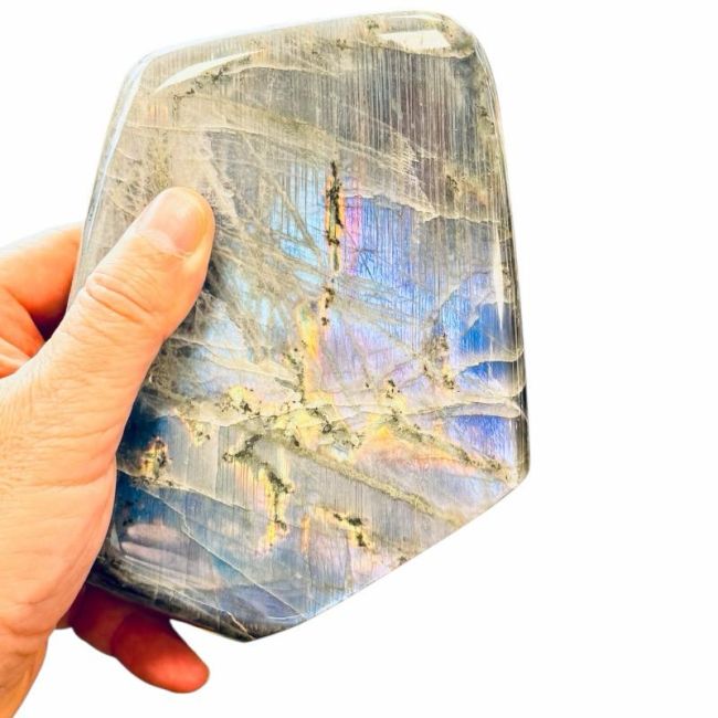 incenso ad Blocco di labradorite lucidato da 1.569 kg|it