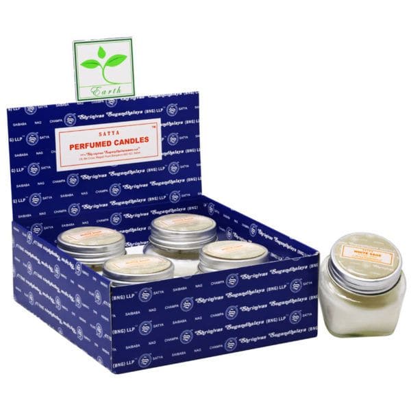 Candele White Sage Satya 30grs in vetro