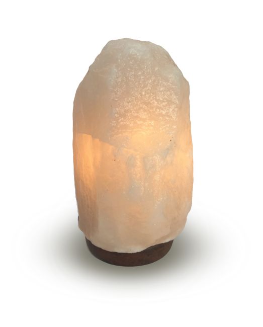 Lampada di Sale Bianco su base da 1 a 2 Kg