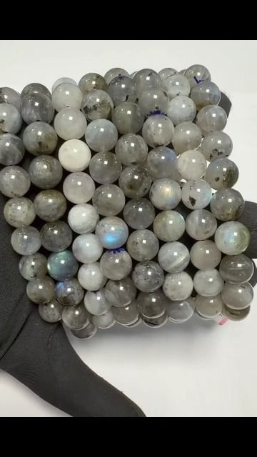Bracciale in Labradorite A perle 10mm