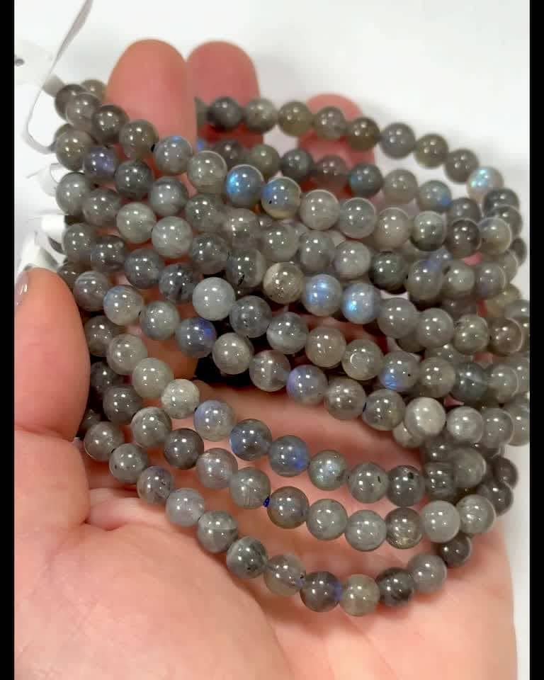 Bracciale Labradorite  AAA perles 6mm