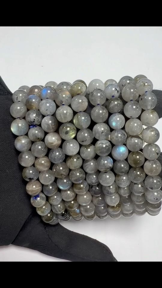 Bracciale in Labradorite AA perle 8-9mm