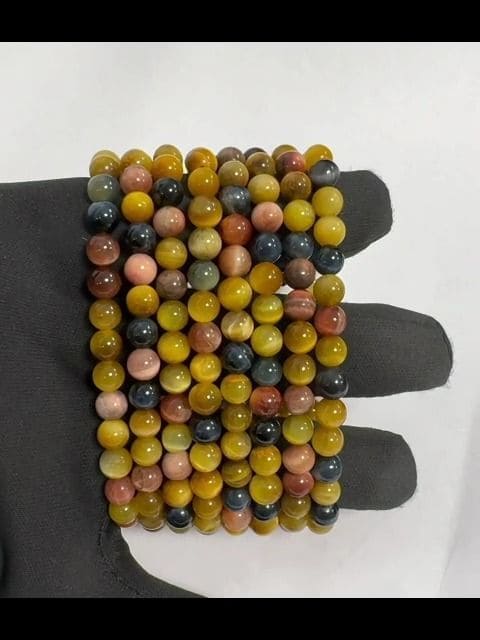 Bracciale multiuso per occhi di tigre AAA 6mm