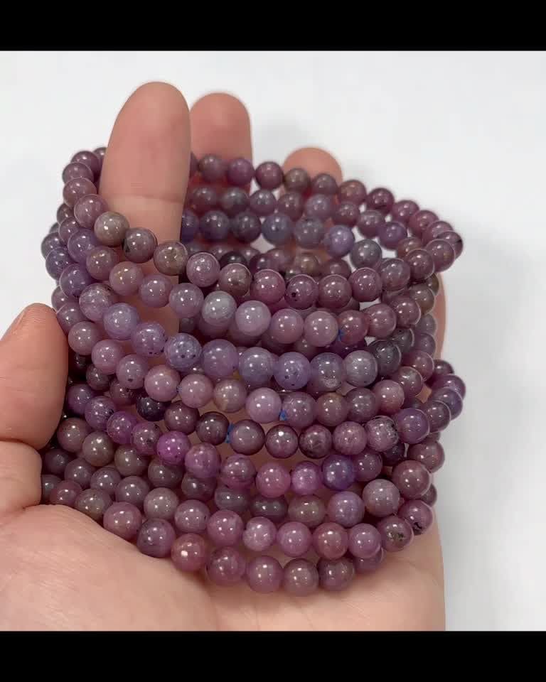 Bracciale Perle di rubino 5.5-6.5 mm