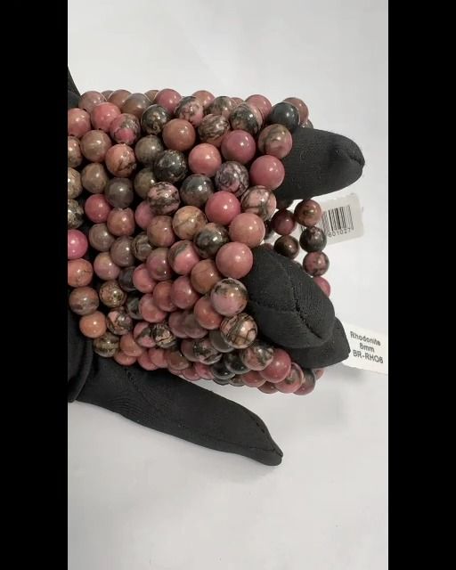 Braccialetto in rodonite perles 8mm