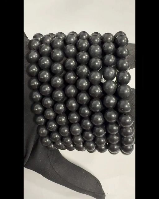 Bracciale Shungite A perles 8mm
