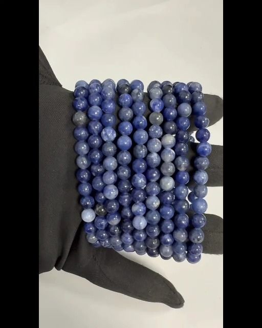 Bracciale in sodalite A perline da 6-7mm