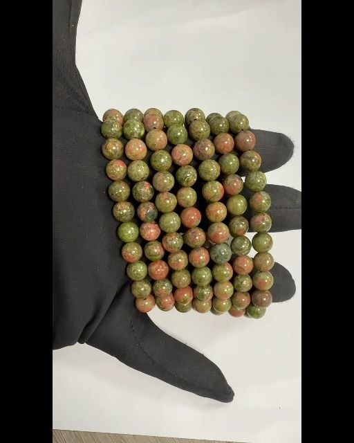 Bracciale Unakita perline 8mm