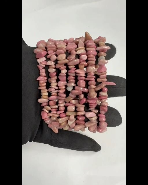 Bracciale in rodonite Australia schegge da 5-8 mm