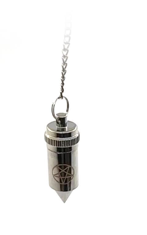 Pendulum Bullet Pentacle in metallo nero con serbatoio