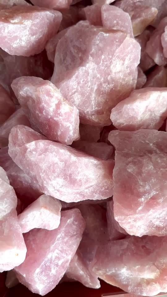 Quarzo Rosa grezzo di qualità AA 2Kg