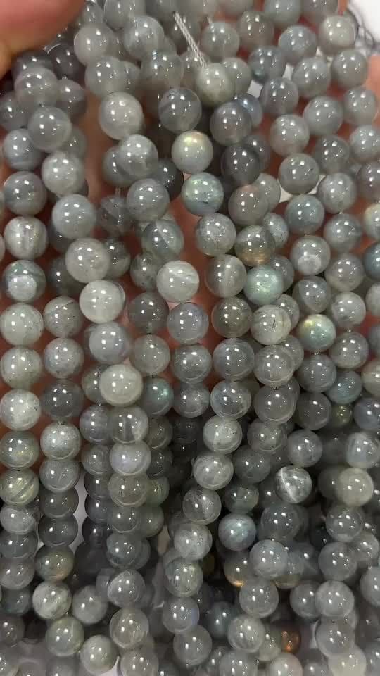 Perle di labradorite AA 7.5-8.5 mm su filo da 40 cm