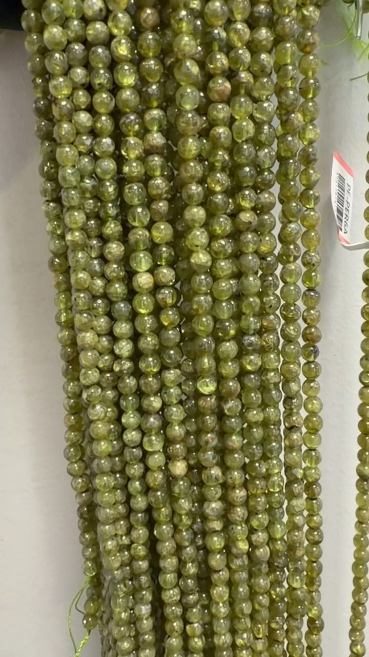 Filo di Perle Rotonde in Peridoto A 5-6mm