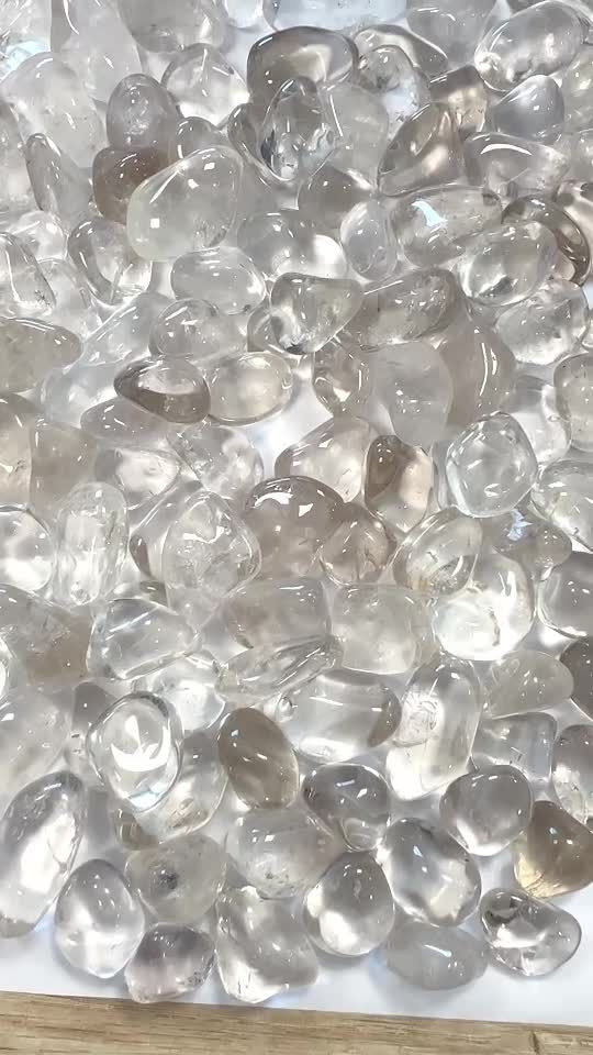 Pietre barilate Cristallo di rocca affumicato AB da 250g